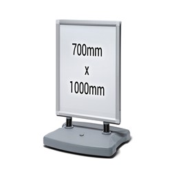 Zeige Details für Plakatständer 700x1000mm, wetterbeständig Bild von Plakatständer 700x1000mm, wetterbeständig