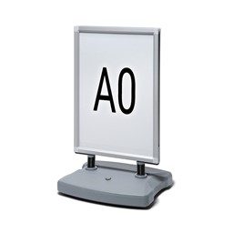 Zeige Details für Plakatständer A0, wetterbeständig Bild von Plakatständer A0, wetterbeständig