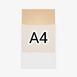 Zeige Details für Postertasche A4 wetterfest Bild von Postertasche A4 wetterfest