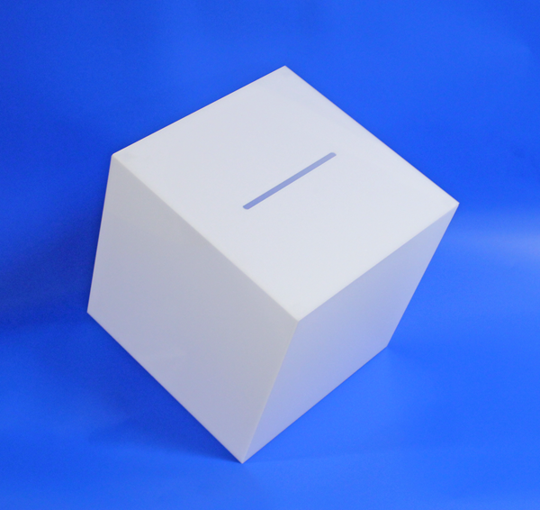Losbox Würfel aus Kunststoff